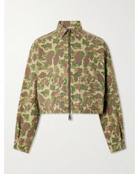 Kapital - Drizzler Reversible Herringbone Camouflage-print Cotton Blouson Jacket - Lyst