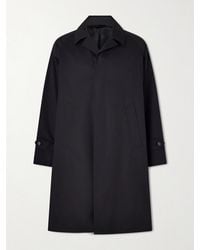 De Petrillo - Structured Cotton-Blend Coat - Lyst