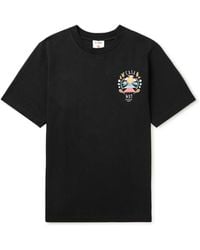 CASABLANCA - Casa Way Mountain Printed Organic Cotton-Jersey T-Shirt - Lyst