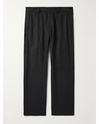 NN07 - Aden 1454 Straight-leg Linen Suit Trousers - Lyst