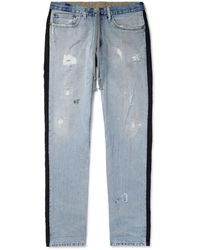 Greg Lauren - Straight-leg Appliquéd Jeans - Lyst