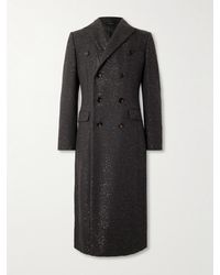 Tom Ford - Double-Breasted Sequin-Embellished Wool-Blend Twill Coat - Lyst
