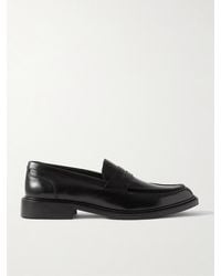 VINNY'S - Townee Leather Penny Loafers - Lyst