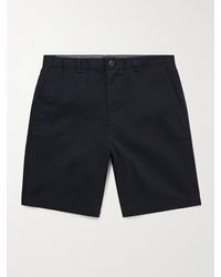 Club Monaco - Maddox Straight-leg Cotton-blend Twill Shorts - Lyst