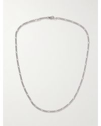 Tom Wood - Bo Slim Rhodium-plated Chain Necklace - Lyst