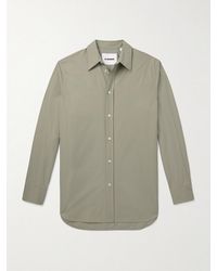 Jil Sander - Cotton-Poplin Shirt - Lyst