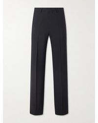 Dries Van Noten - Straight-Leg Wool-Twill Trousers - Lyst