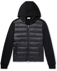 Moncler - Down-paneled Wool Jacket - Lyst