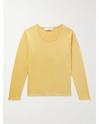 Séfr - Uneven Cotton-jersey T-shirt - Lyst