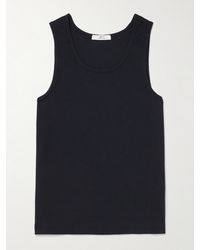 MR P. - Ribbed Stretch-organic Cotton-jersey Tank Top - Lyst