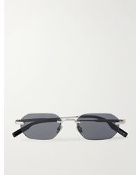 Dior - Diorblacksuit S19U Square-Frame-Tone Metal Sunglasses - Lyst