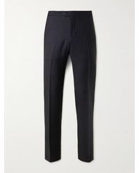 Thom Sweeney - Straight-leg Wool And Mohair-blend Twill Suit Trousers - Lyst