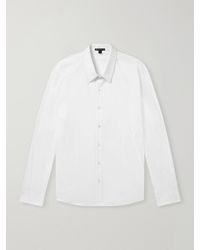 James Perse - Stretch Cotton-Blend Poplin Shirt - Lyst