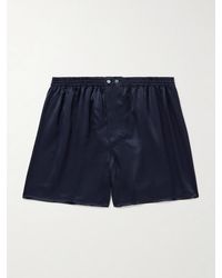 Zimmerli of Switzerland - Silk-satin Boxer Shorts - Lyst
