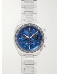 Gucci - Interlocking Chronograph 41Mm Stainless Steel Watch - Lyst