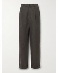 The Row - Keenan Pleated Virgin Wool Suit Trousers - Lyst