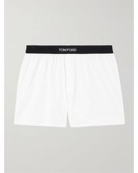 Tom Ford - Stretch-Cotton Boxer Shorts - Lyst