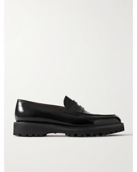 John Lobb - Lopez New Standard Leather Penny Loafers - Lyst