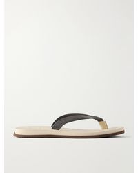 Brunello Cucinelli - Suede Flip Flops - Lyst