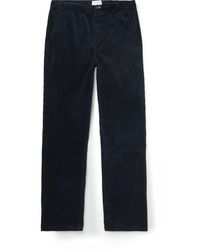 Oliver Spencer - Straight-leg Cotton-corduroy Trousers - Lyst