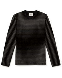 Folk - Striped Cotton T-shirt - Lyst