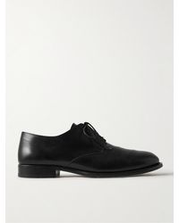 The Row - Novus Leather Derby Shoes - Lyst