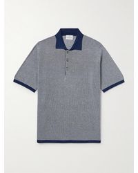 Kingsman - Birdseye Cotton Polo Shirt - Lyst