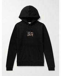 Burberry - Classic Hoodie With Embroidered Logo Designe - Lyst