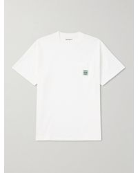 Carhartt - Logo-appliquéd Organic Cotton-jersey T-shirt - Lyst