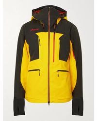 Phenix Float Colour-block Hooded Ski Jacket - Yellow