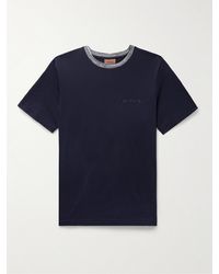 Missoni - Logo-embroidered Cotton-jersey T-shirt - Lyst