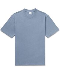 NN07 - Adam 3266 Slub Linen And Cotton-blend Jersey T-shirt - Lyst