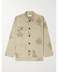 Universal Works - Printed Cotton-Twill Shirt Jacket - Lyst