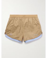 adidas Originals - Wales Bonner Logo-embroidered Layered Recycled-shell And Cotton Shorts - Lyst