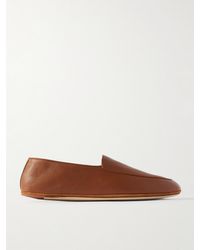 Loro Piana - Anton Walk Leather Loafers - Lyst