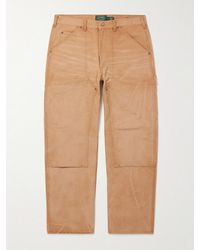 Polo Ralph Lauren - Polo Country Straight-Leg Distressed Cotton-Canvas Carpenter Trousers - Lyst