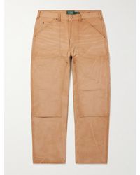 Polo Ralph Lauren - Polo Country Straight-Leg Distressed Cotton-Canvas Carpenter Trousers - Lyst