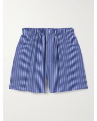Frankie Shop - Striped Cotton-poplin Boxer Shorts - Lyst