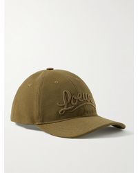 Loewe - Paula's Ibiza Logo-embroidered Cotton-canvas Baseball Cap - Lyst