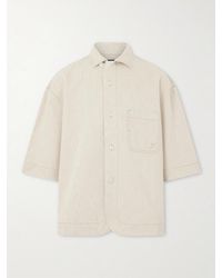 Jacquemus - Paysan Cotton And Hemp-Blend Denim Shirt - Lyst