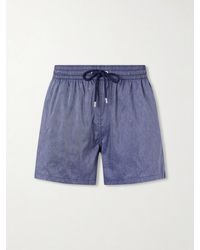Frescobol Carioca - Rio Straight-Leg Linen Blend Swim Short - Lyst