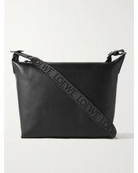 Loewe - Cubi Leather Messenger Bag - Lyst
