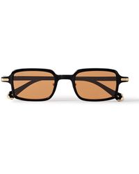 Cartier - Rectangular-frame Acetate Sunglasses - Lyst