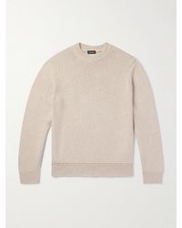 ZEGNA - Organic Cotton And Silk-blend Sweater - Lyst