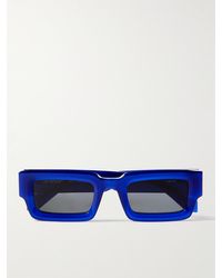Off-White c/o Virgil Abloh - Lecce Rectangular-frame Acetate Sunglasses - Lyst