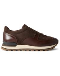 MR P. - Carlos Suede And Leather Sneakers - Lyst