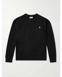 Carhartt - Logo-embroidered Cotton-blend Jersey Sweatshirt - Lyst