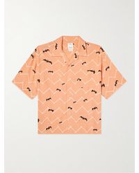 Visvim - Copa Camp-collar Printed Crepe Shirt - Lyst