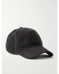 Saint Laurent - Logo-Debossed Cotton-Twill Baseball Cap - Lyst