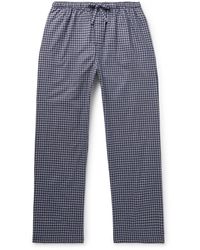 Derek Rose - Braemar 32 Checked Cotton-flannel Pyjama Trousers - Lyst